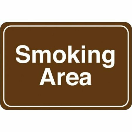 BSC PREFERRED Smoking Area 6 x 9'' Facility Sign SN211